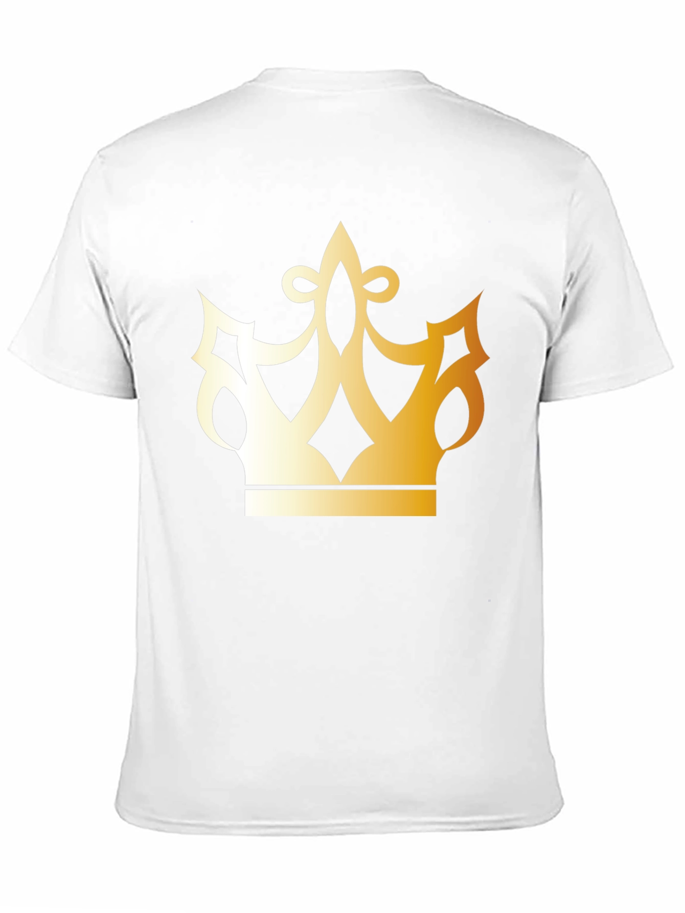 Golden Crown Graphic Black T-Shirt