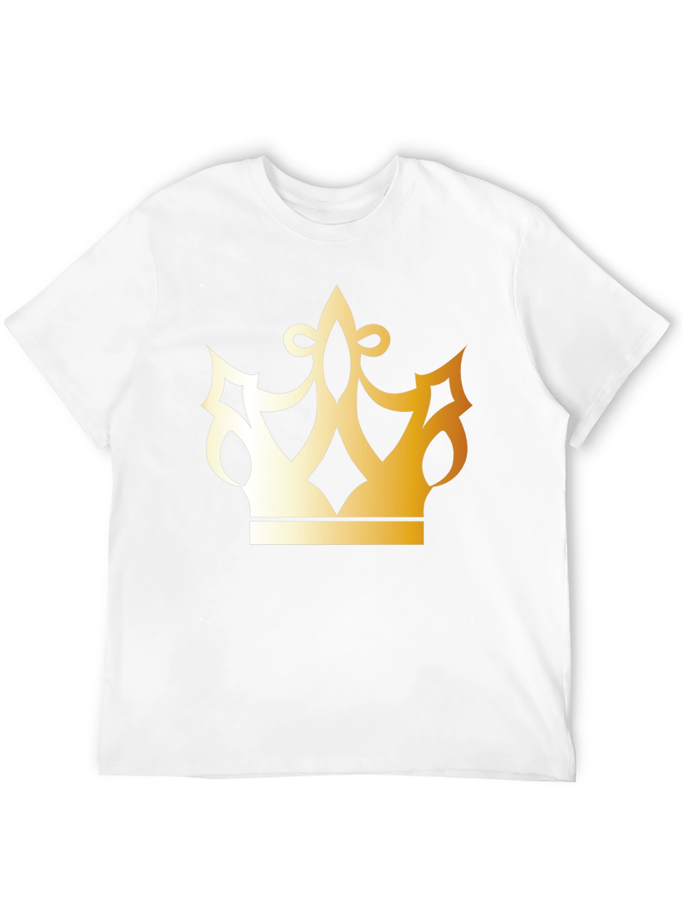 Golden Crown Graphic Black T-Shirt