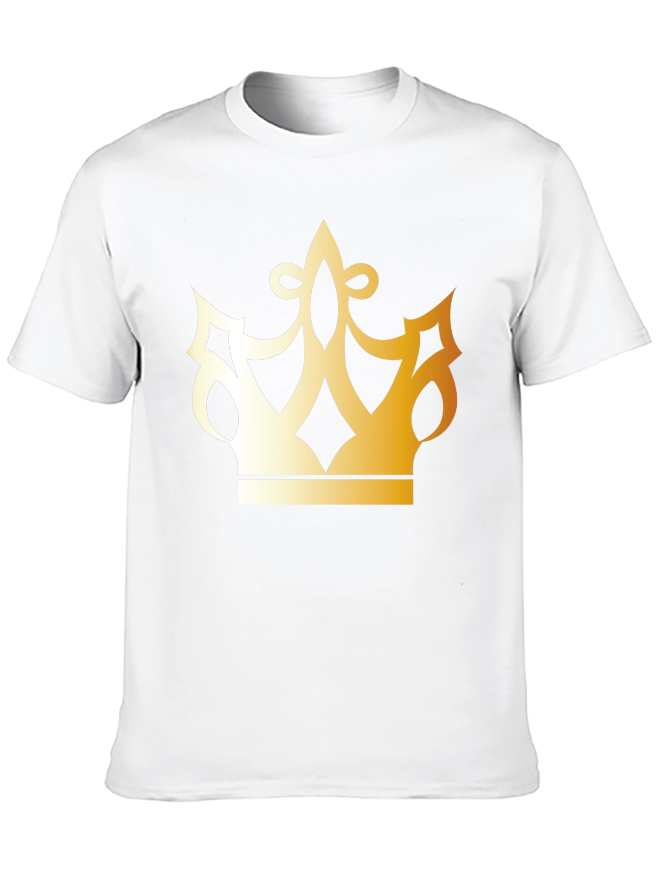Golden Crown Graphic Black T-Shirt