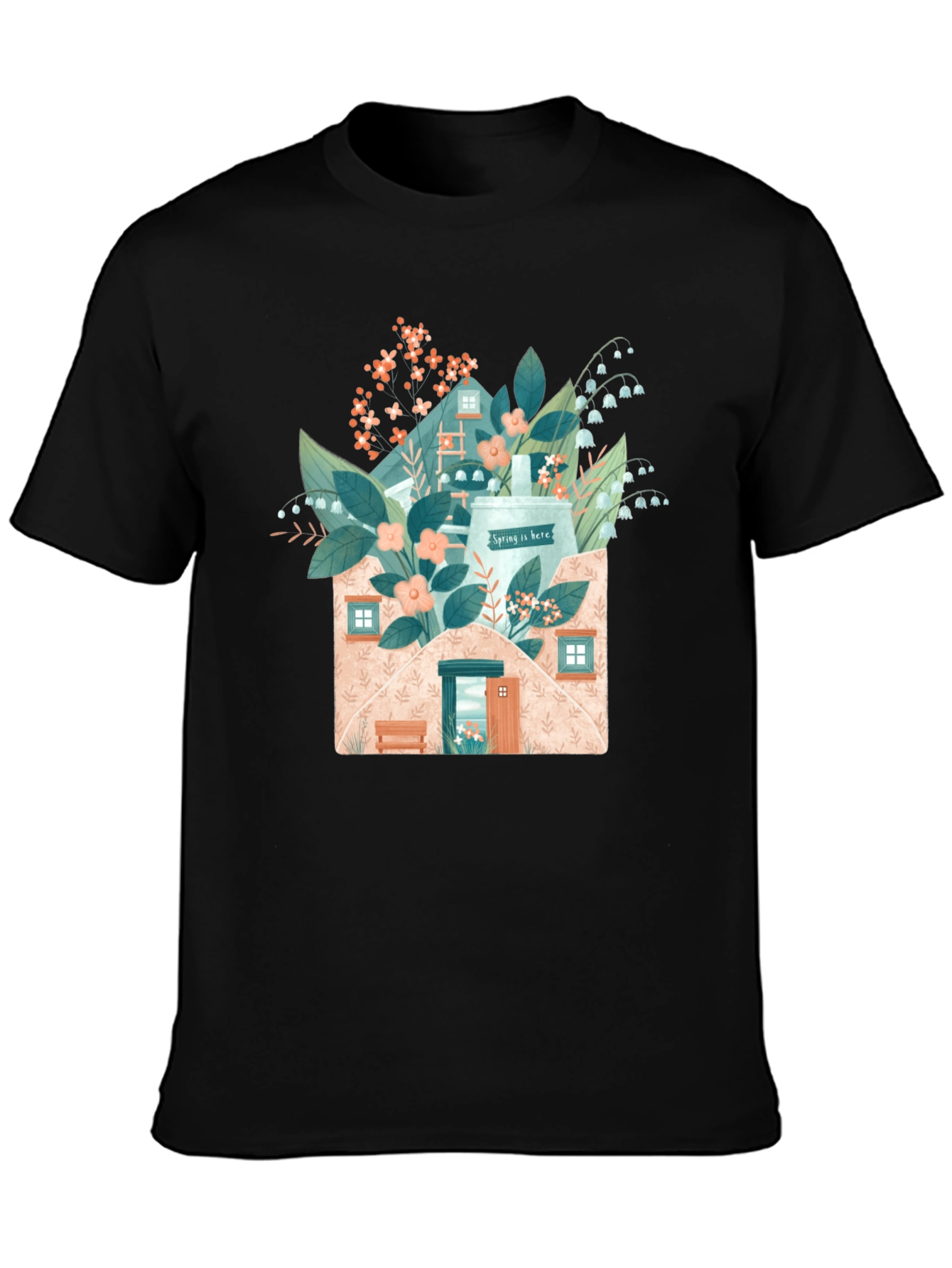 Spring Envelope T-Shirt - Nature-Inspired Design