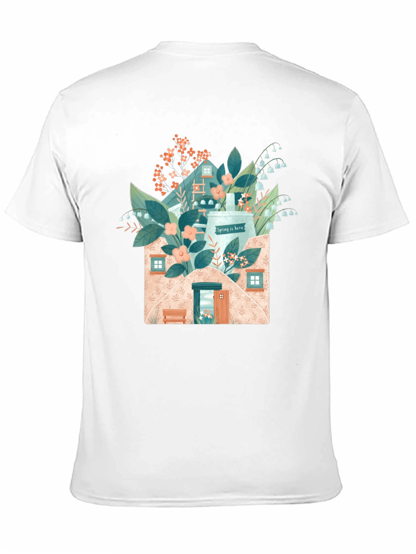 Spring Envelope T-Shirt - Nature-Inspired Design