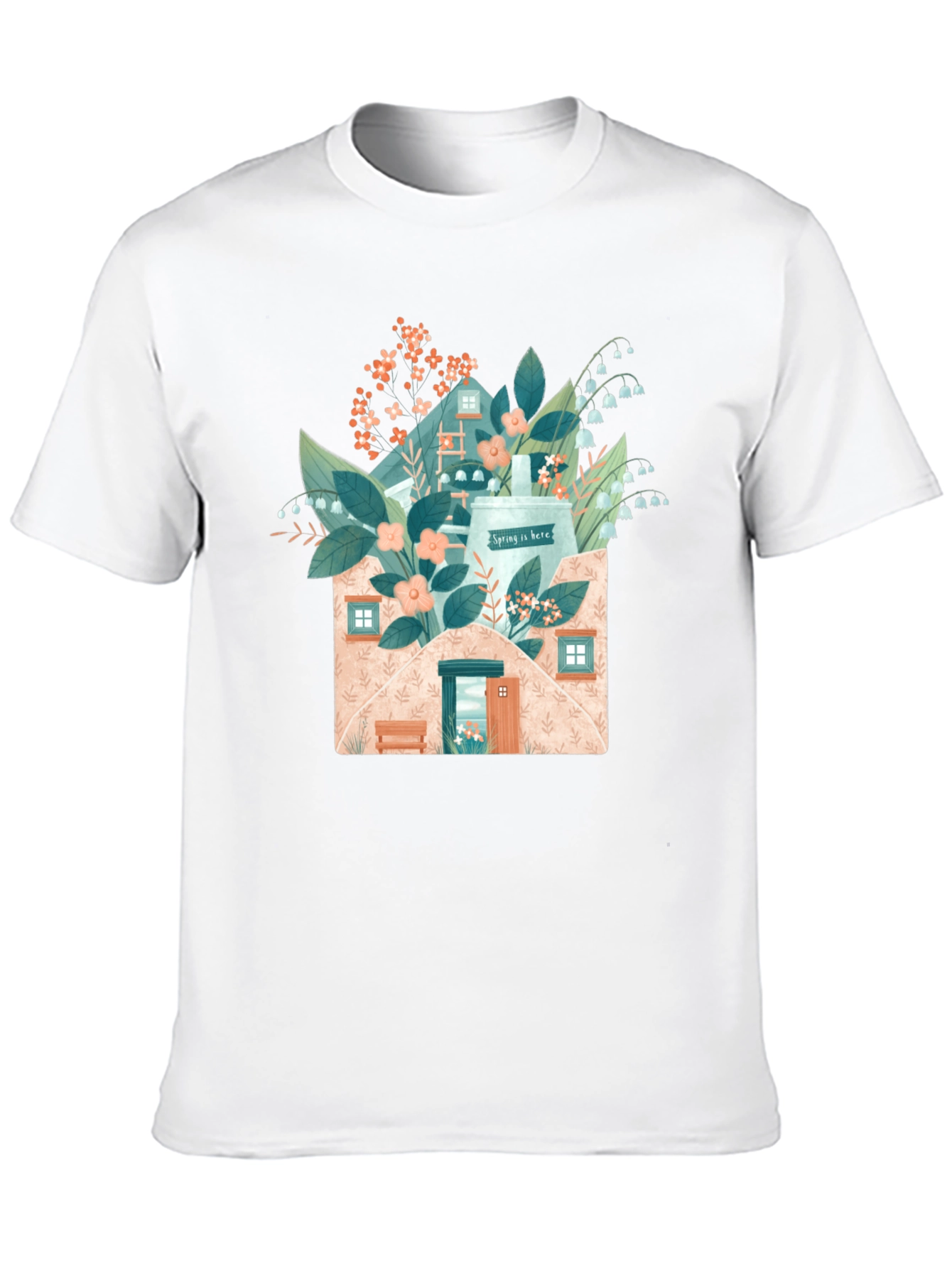 Spring Envelope T-Shirt - Nature-Inspired Design