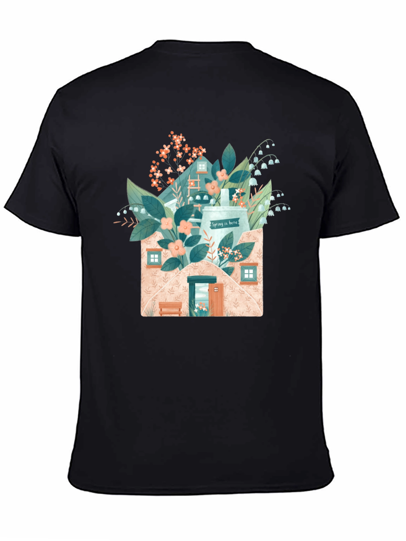 Spring Envelope T-Shirt - Nature-Inspired Design