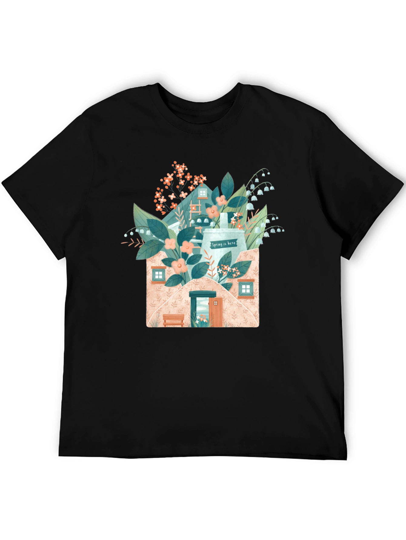 Spring Envelope T-Shirt - Nature-Inspired Design