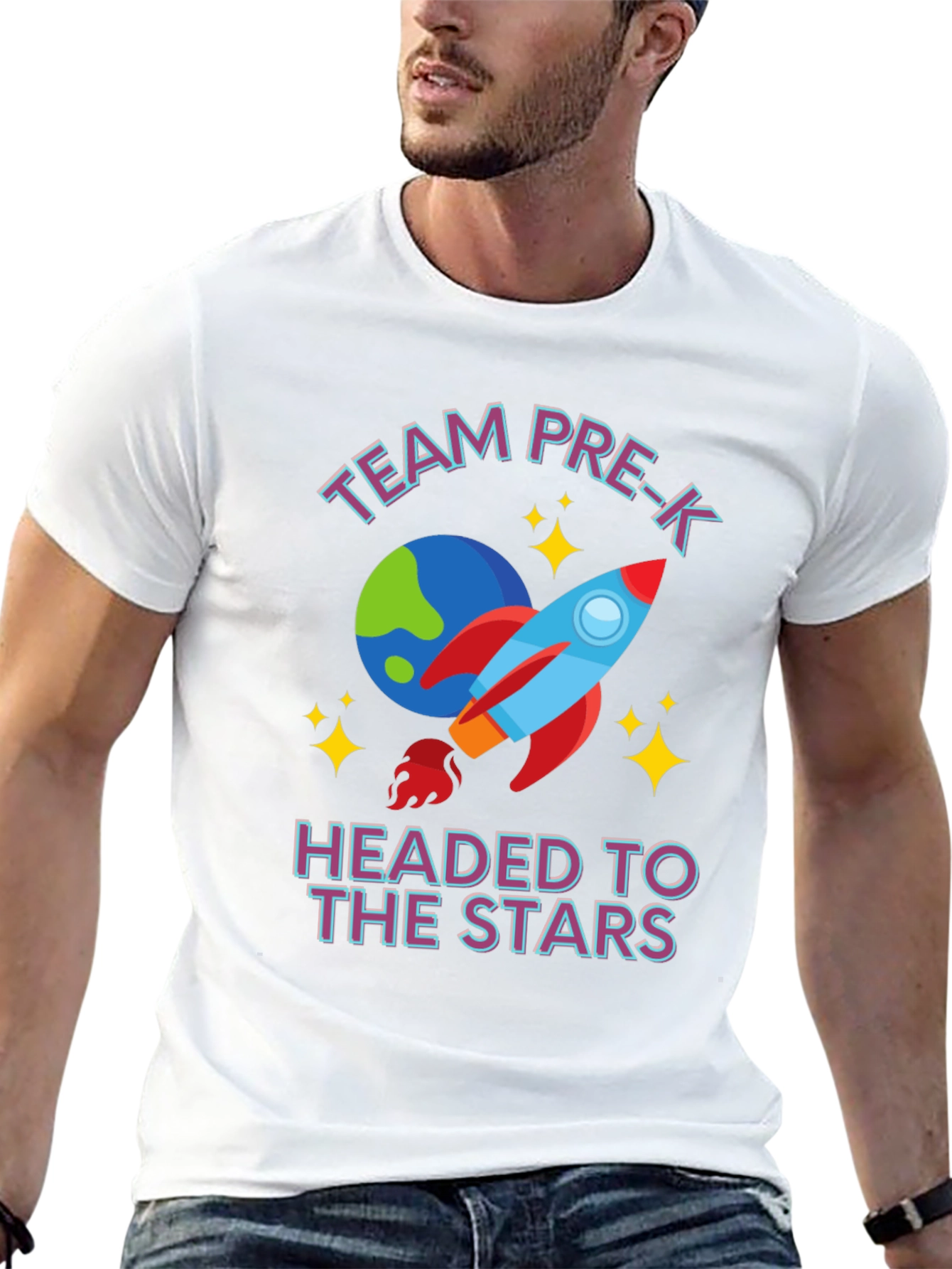 Team Pre-K Headed to the Stars T-Shirt