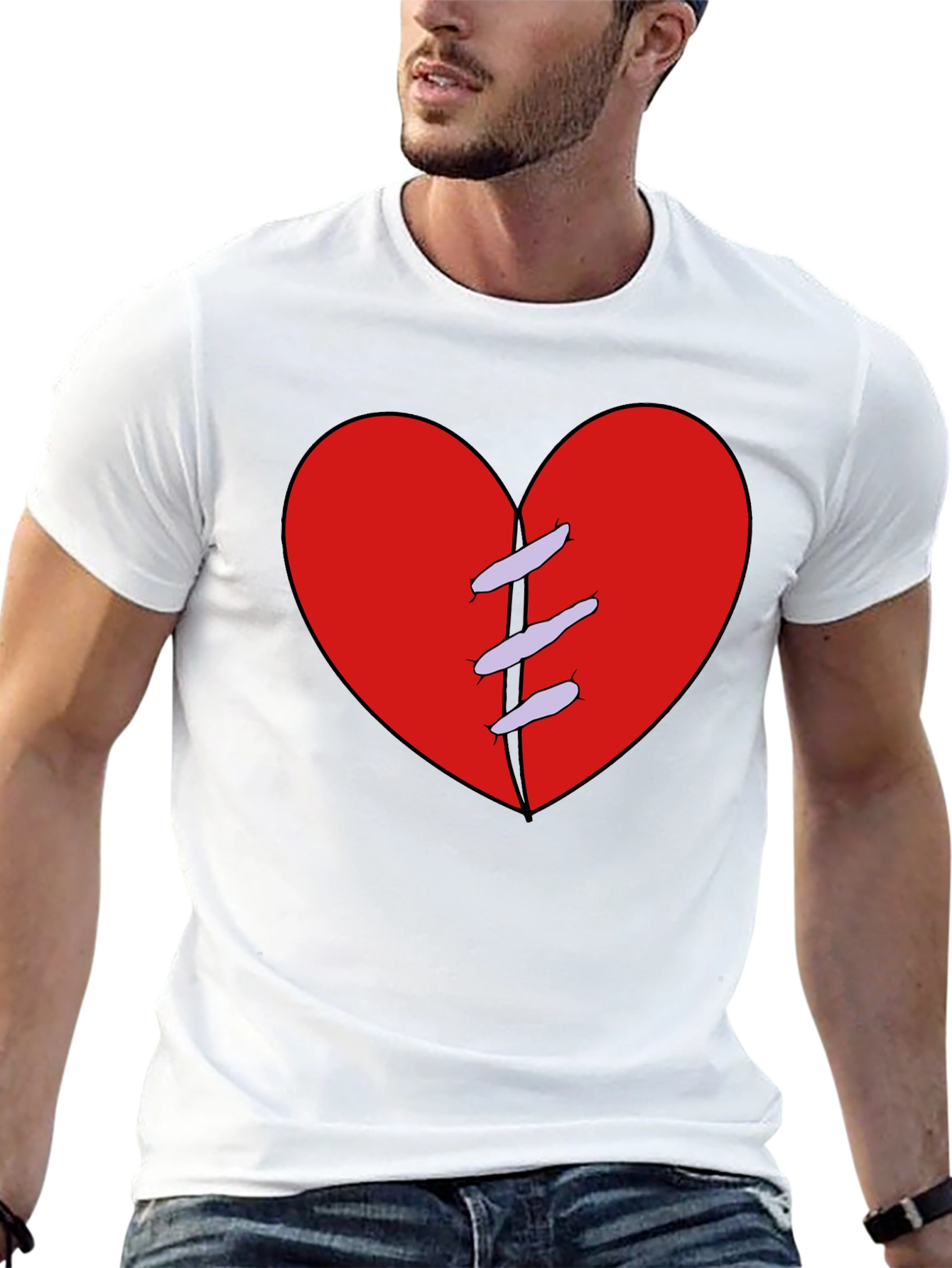 Mended Heart Black T-Shirt