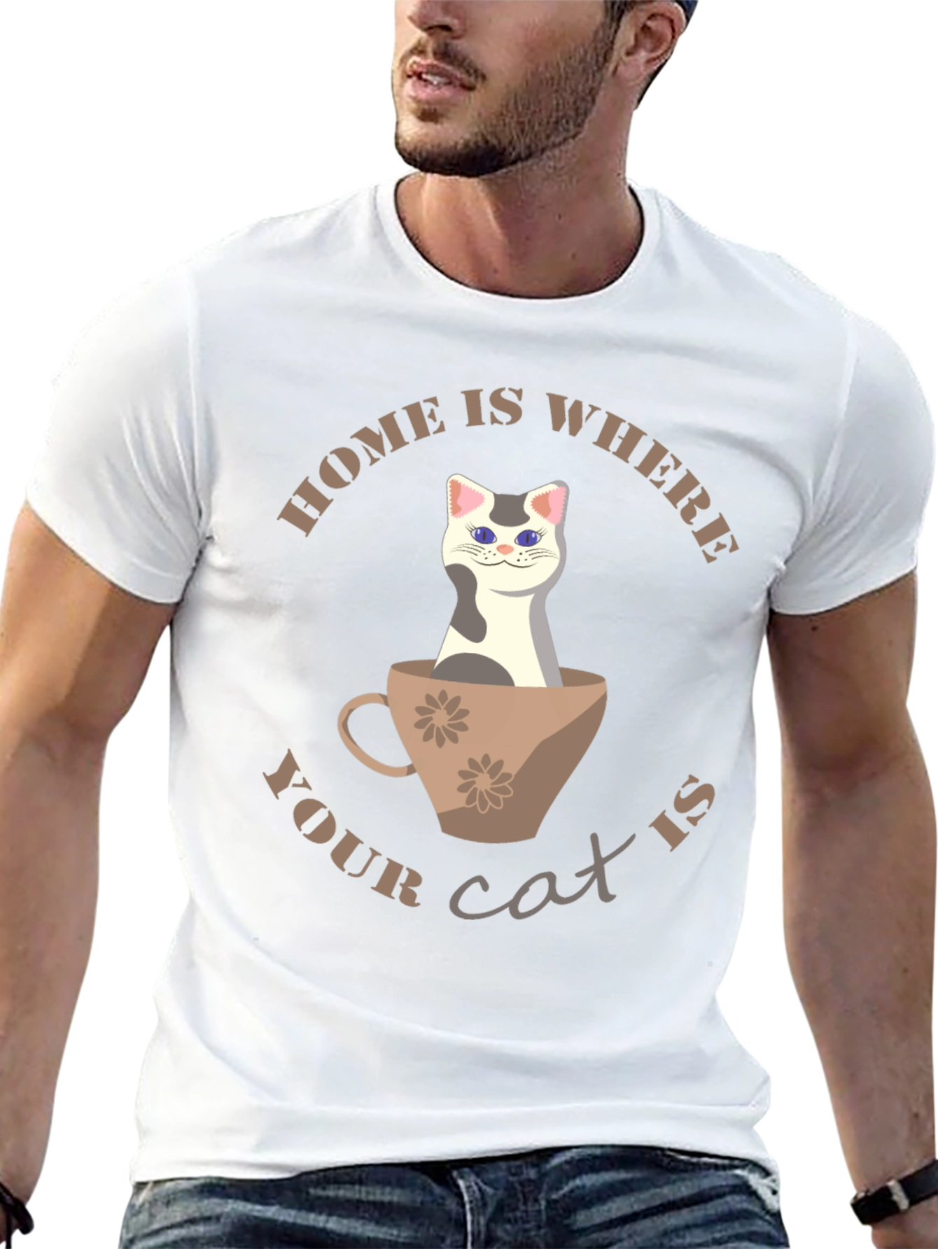 Home is Where Your Cat is T-Shirt