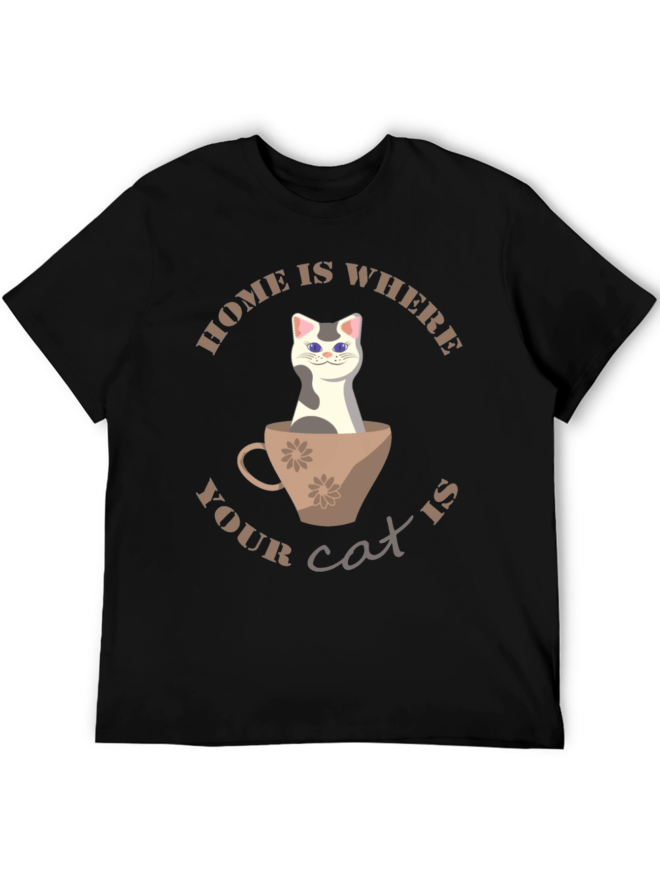 Home is Where Your Cat is T-Shirt