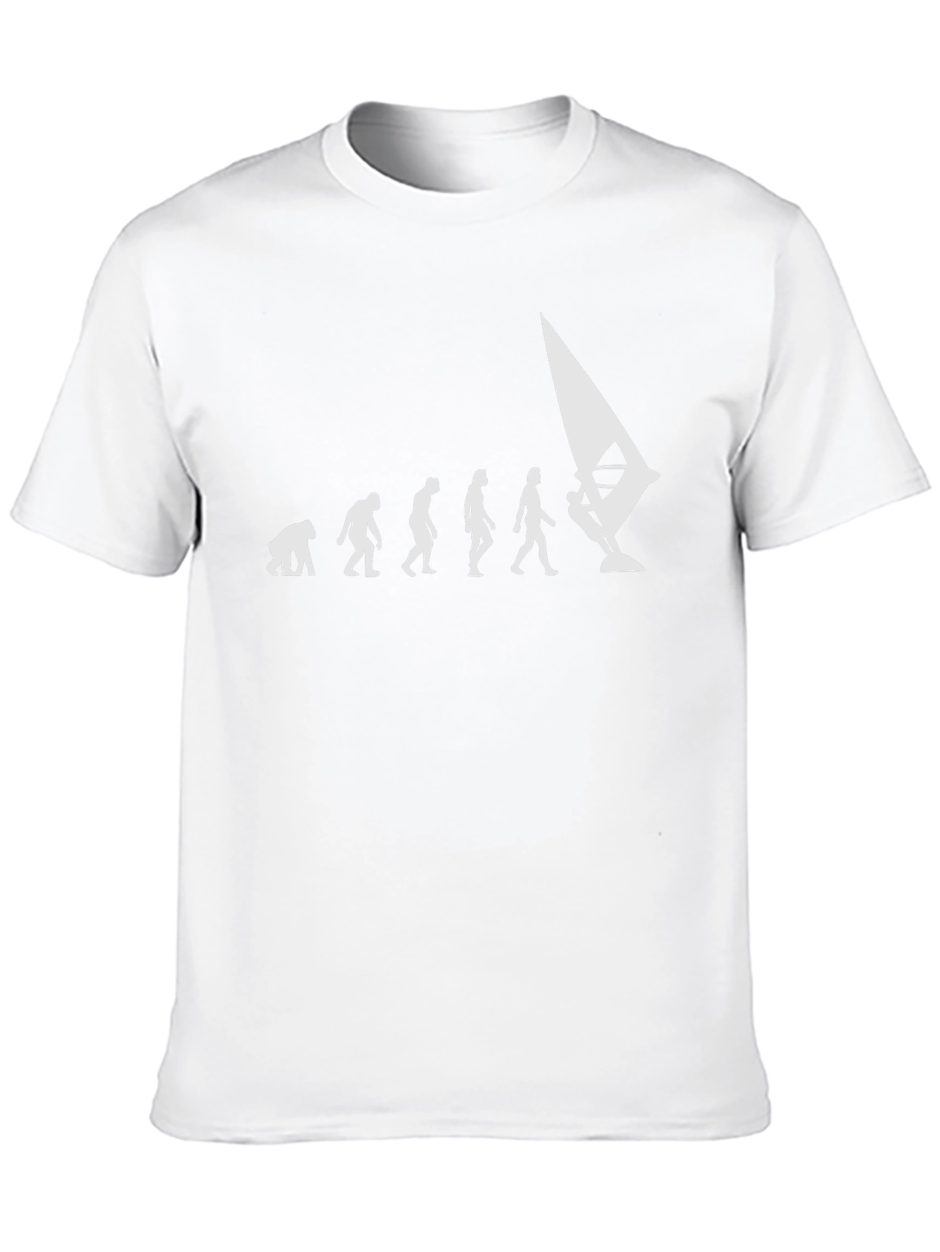 Evolution of Windsurfing T-Shirt | Black Cotton Tee