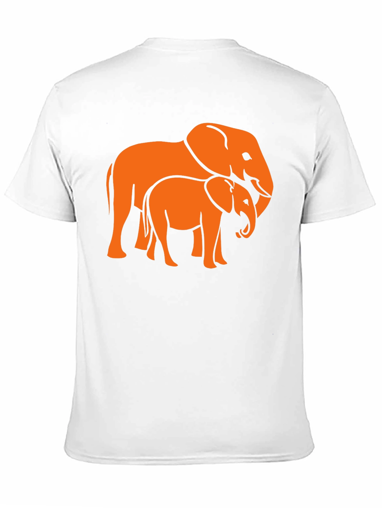 Elephant Family Graphic Tee - Stylish Black T-Shirt