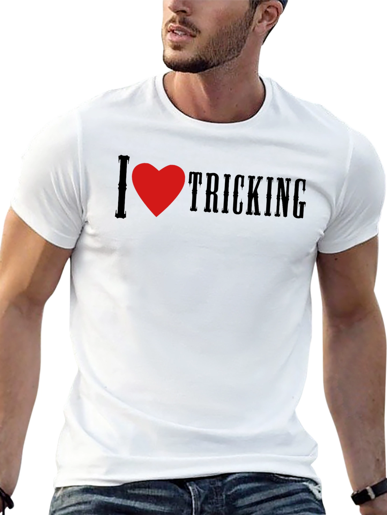 I Heart Tricking T-Shirt - Black Graphic Tee