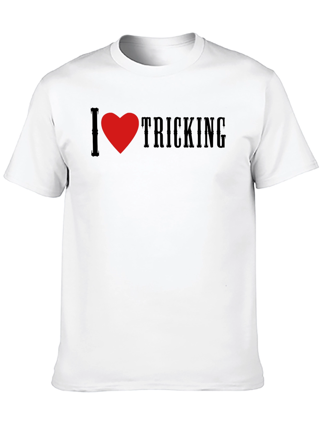 I Heart Tricking T-Shirt - Black Graphic Tee