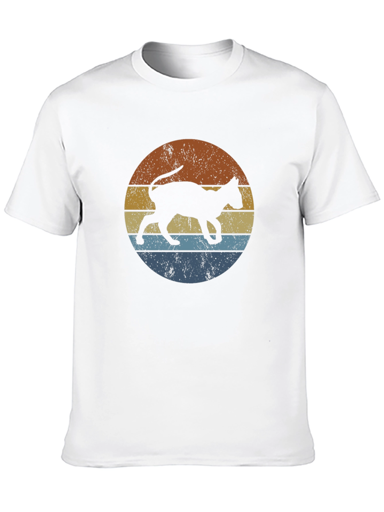 Retro Cat Silhouette Tee