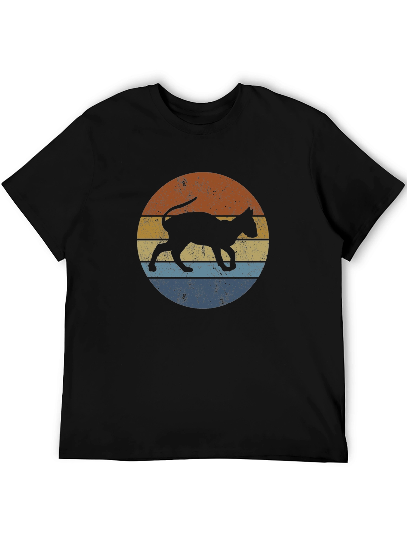 Retro Cat Silhouette Tee