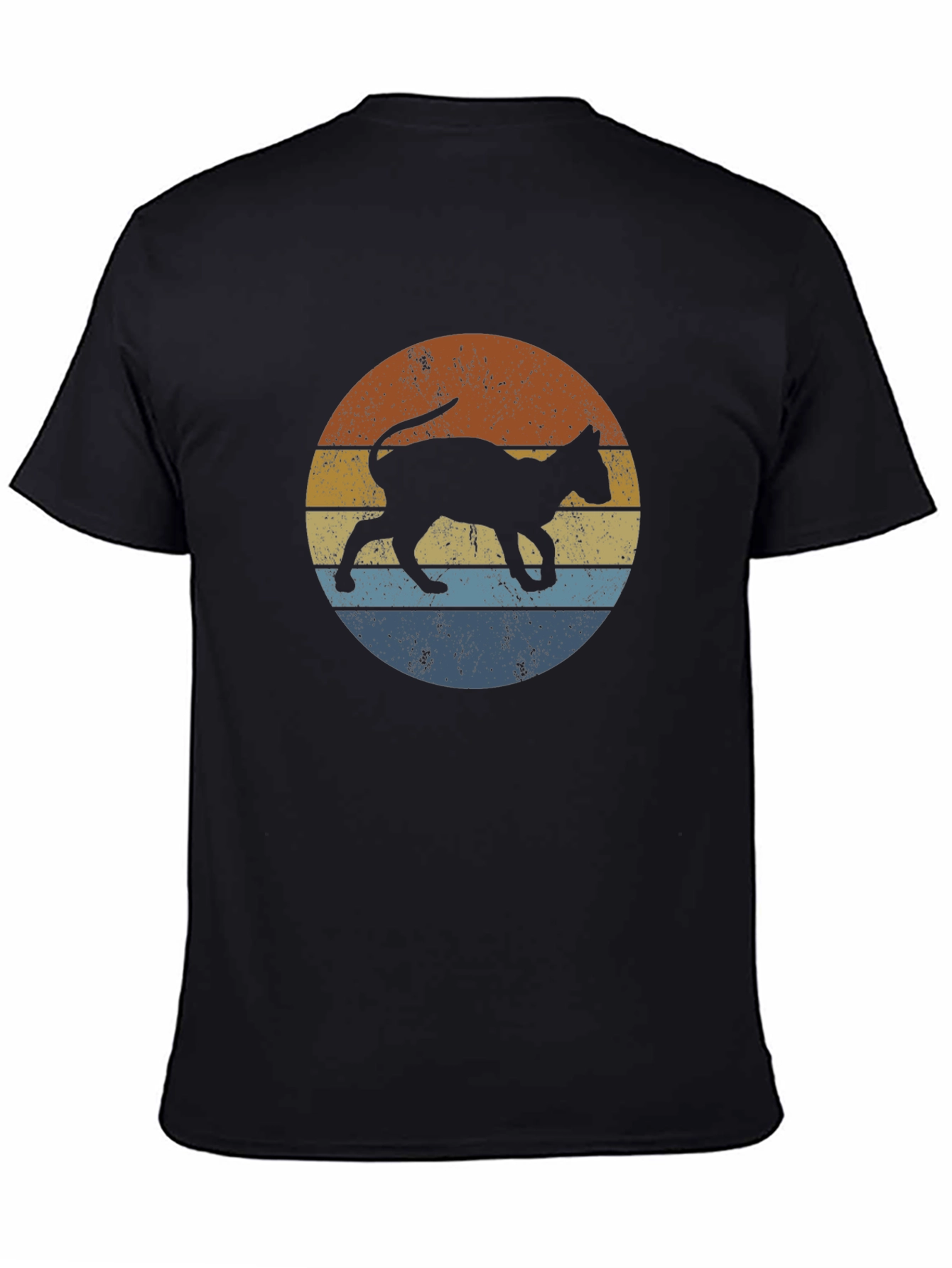 Retro Cat Silhouette Tee