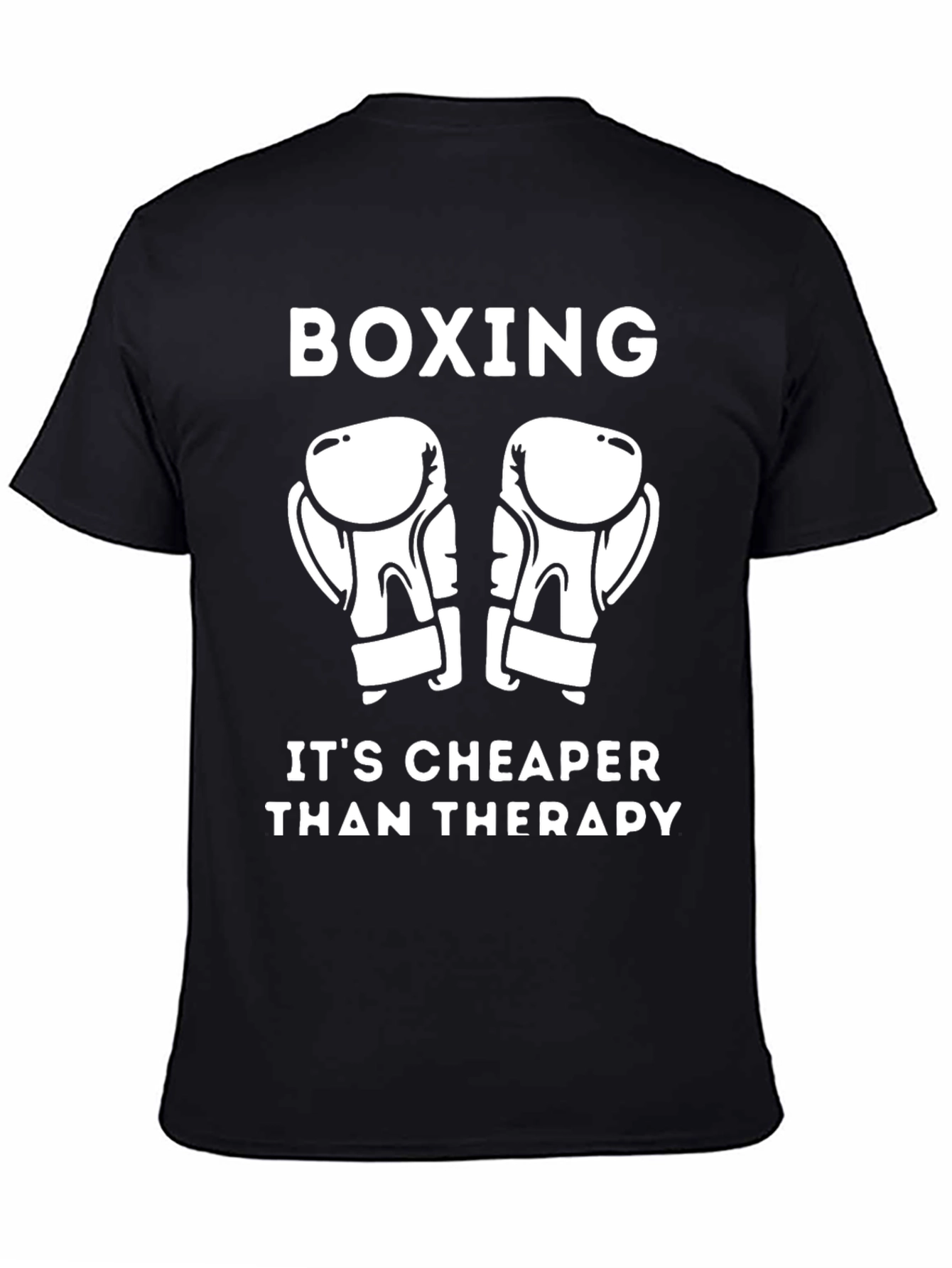 Boxing Cheaper Than Therapy Graphic Tee