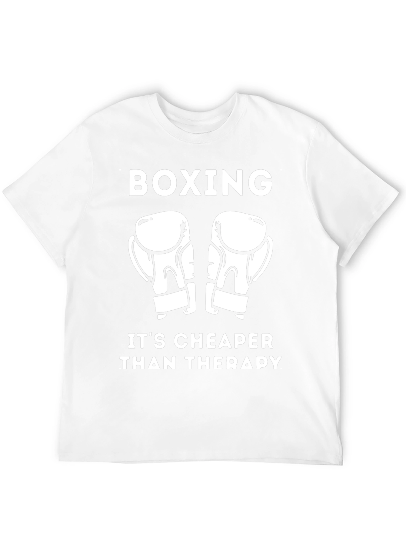 Boxing Cheaper Than Therapy Graphic Tee