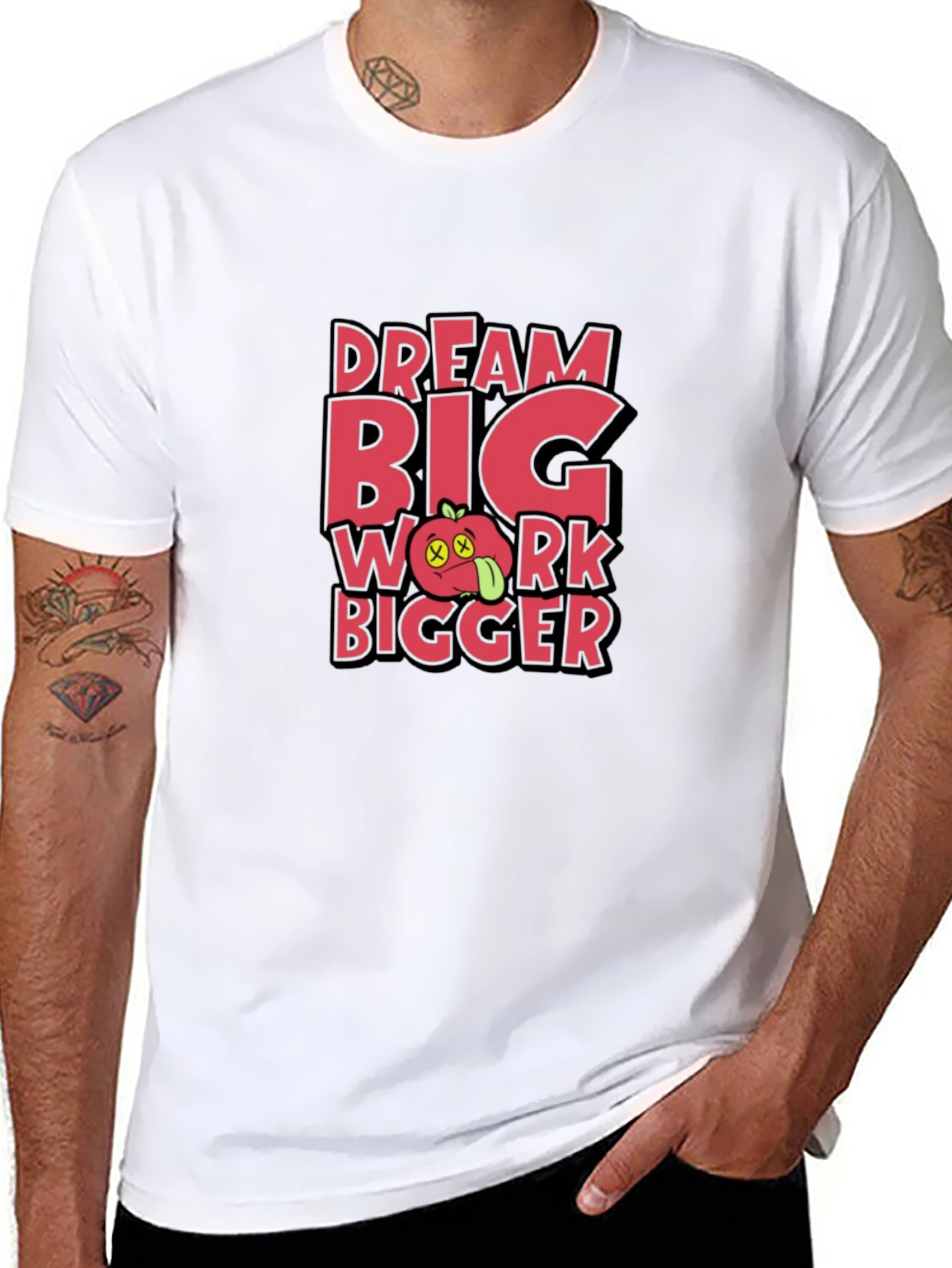 Dream Big Work Bigger Graphic Tee