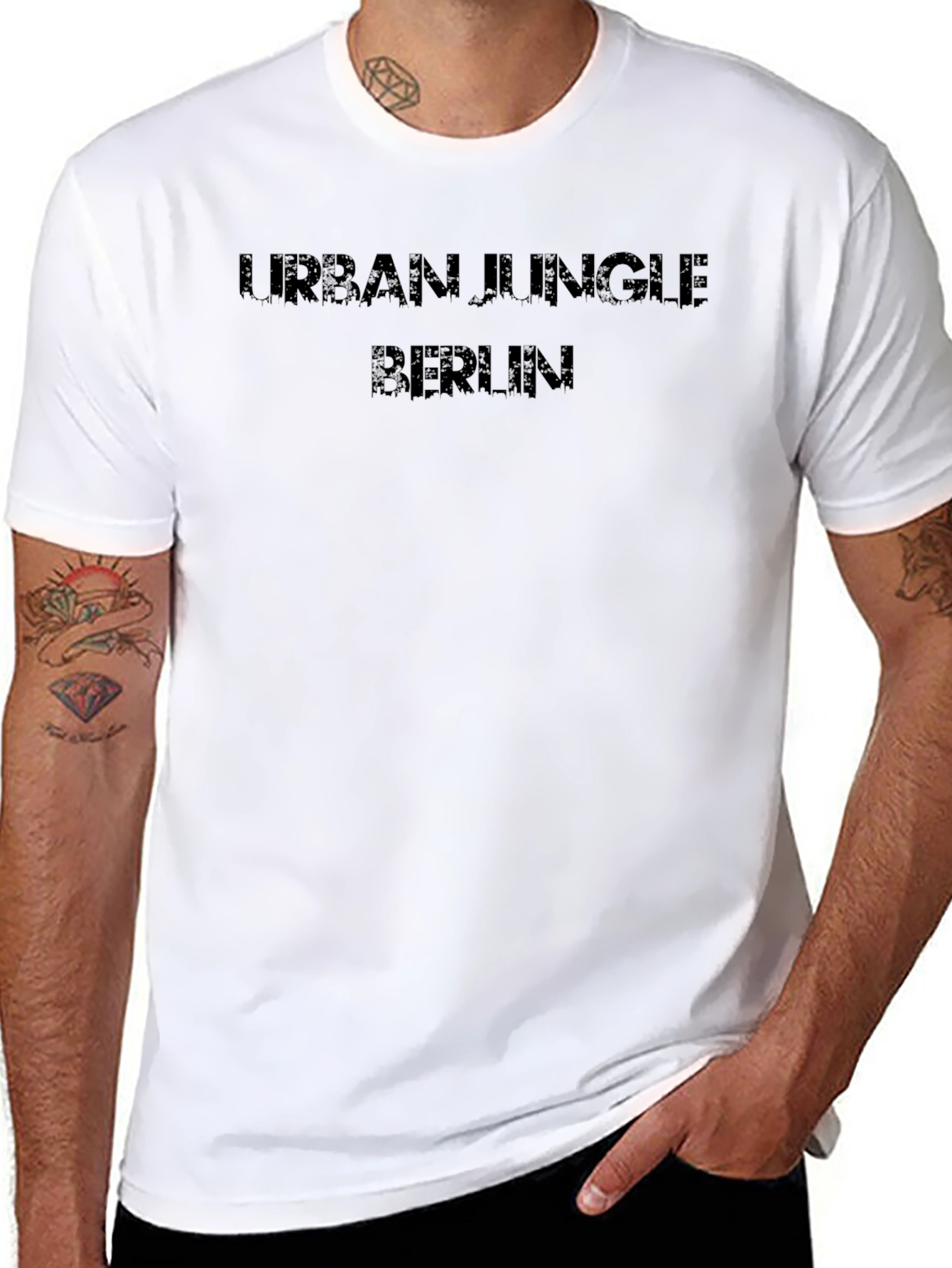 Urban Jungle Berlin Black T-Shirt