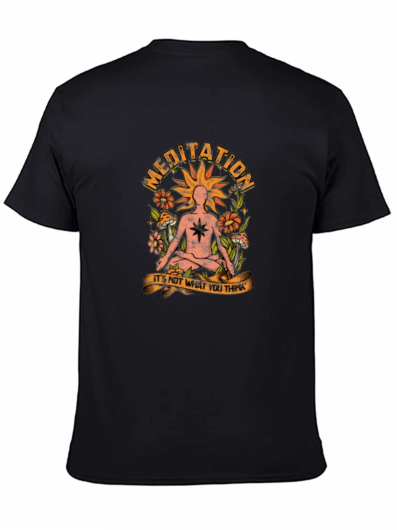 Meditation Graphic T-Shirt - Relax and Reflect