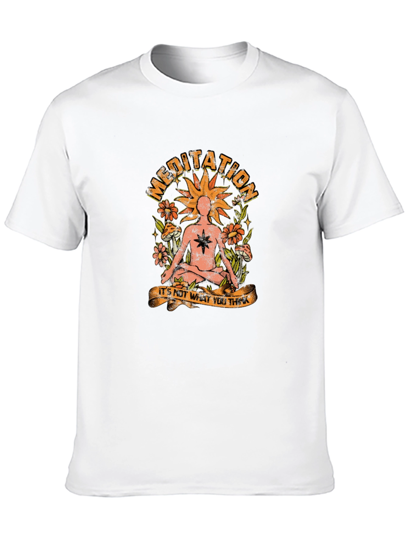 Meditation Graphic T-Shirt - Relax and Reflect