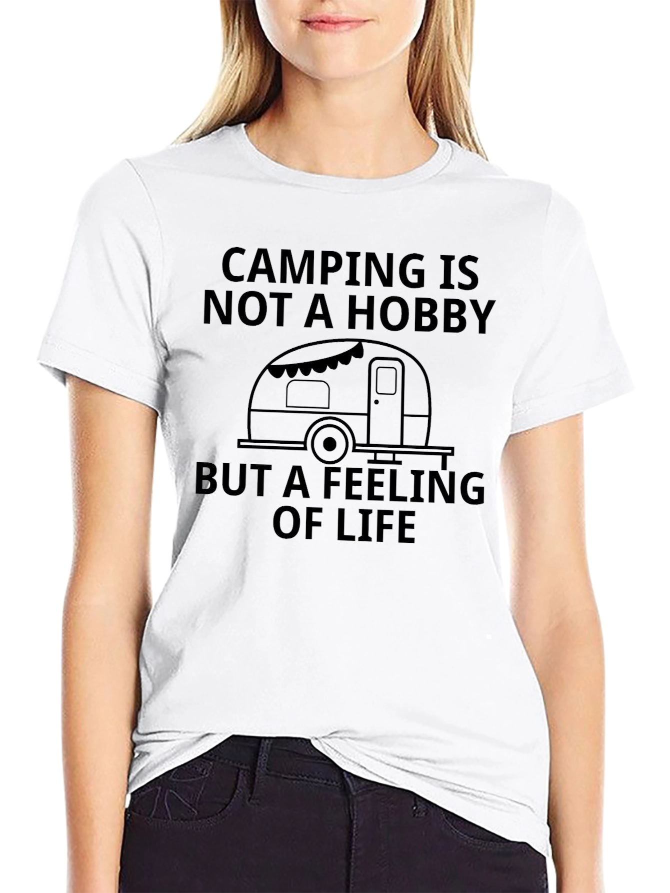Camping Is Not A Hobby Graphic Tee