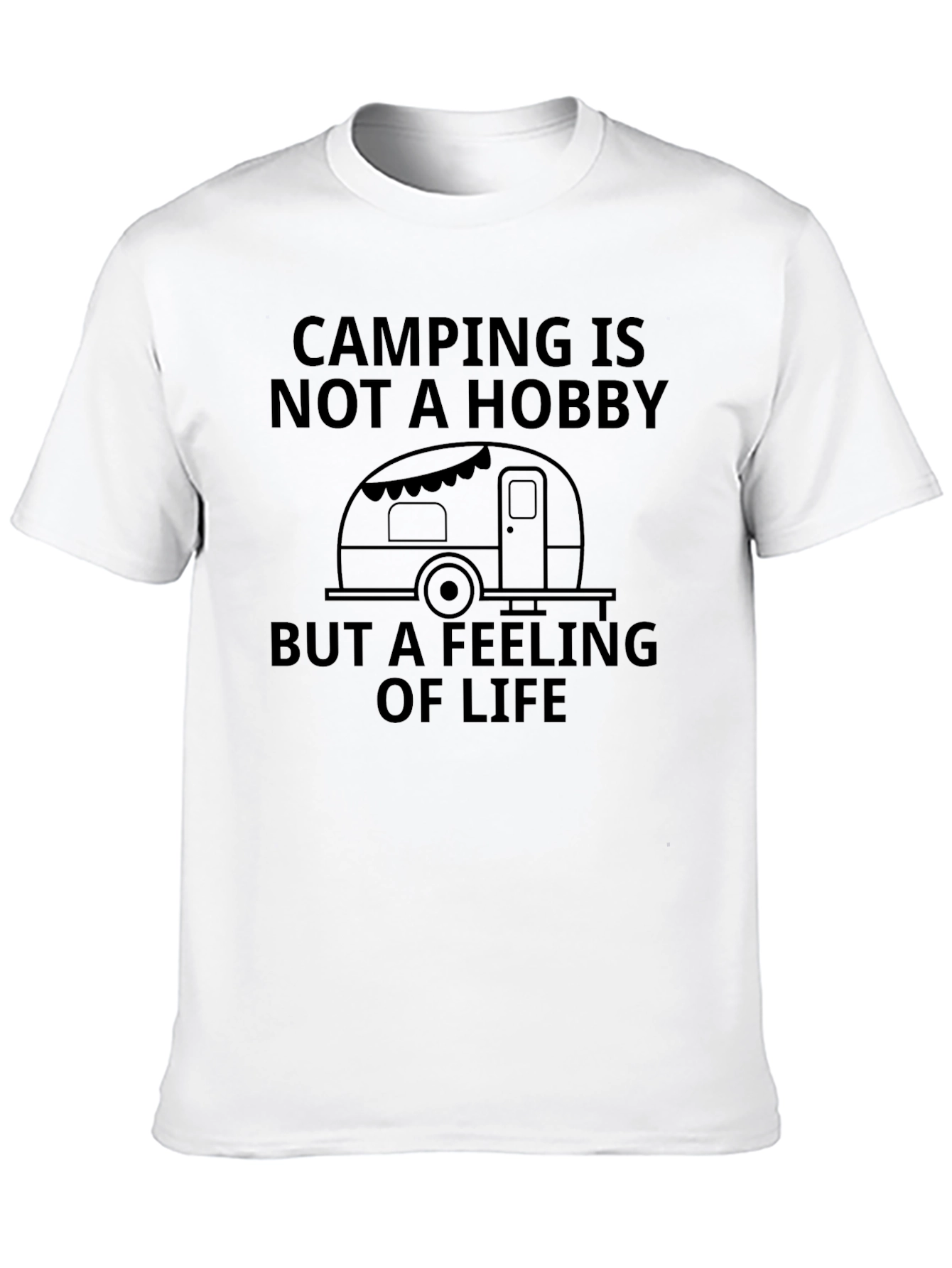 Camping Is Not A Hobby Graphic Tee
