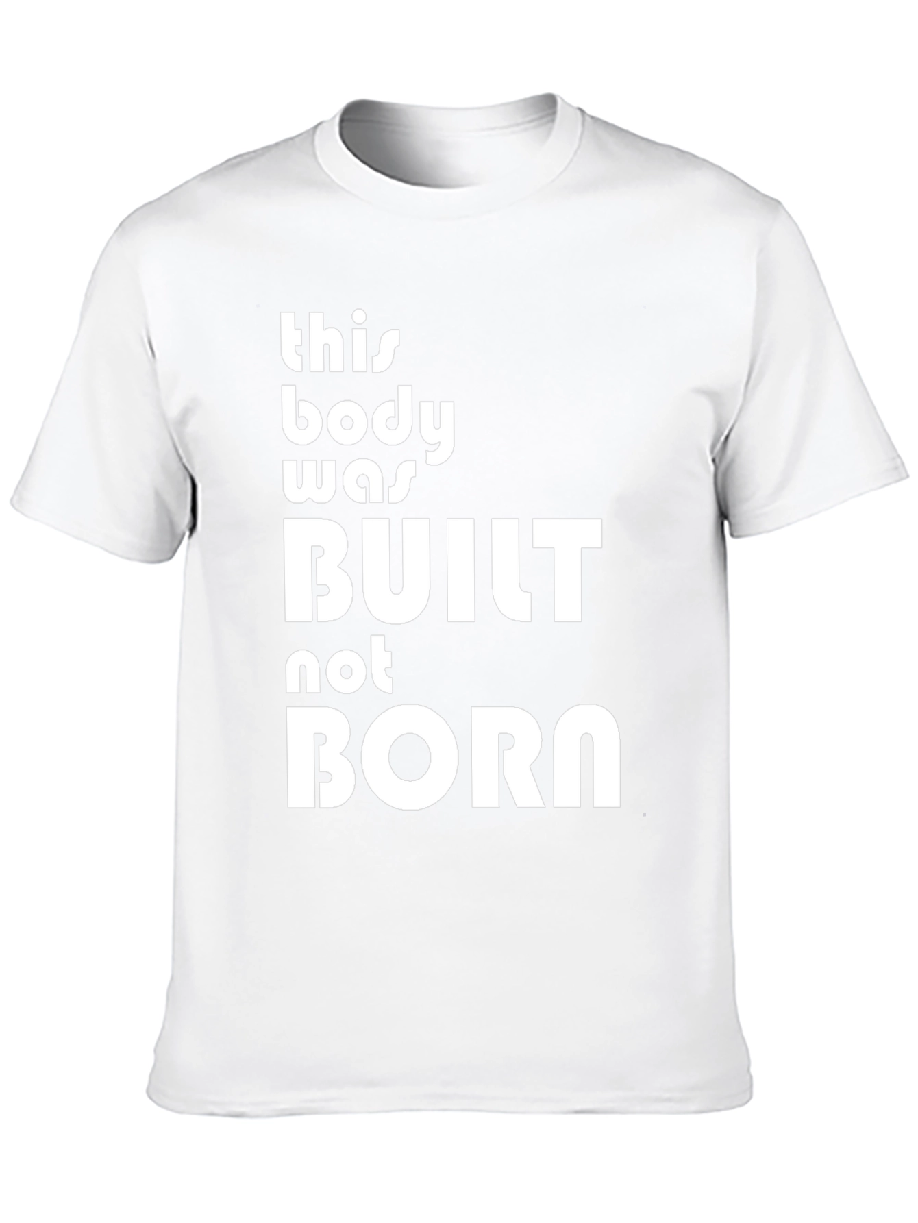Built Not Born Graphic T-Shirt - Black