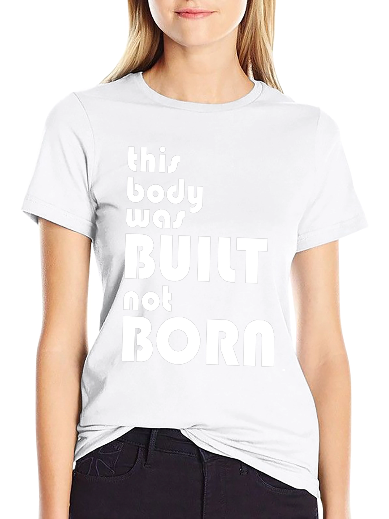 Built Not Born Graphic T-Shirt - Black
