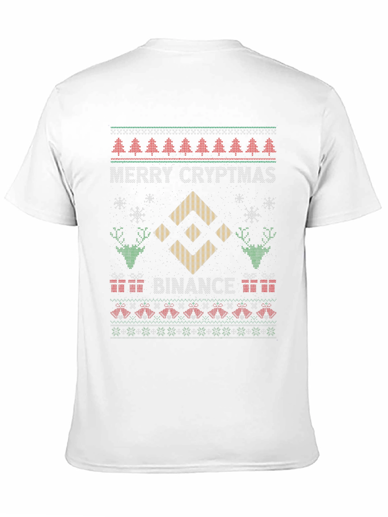Merry Cryptmas Binance Ugly Christmas Sweater T-shirt