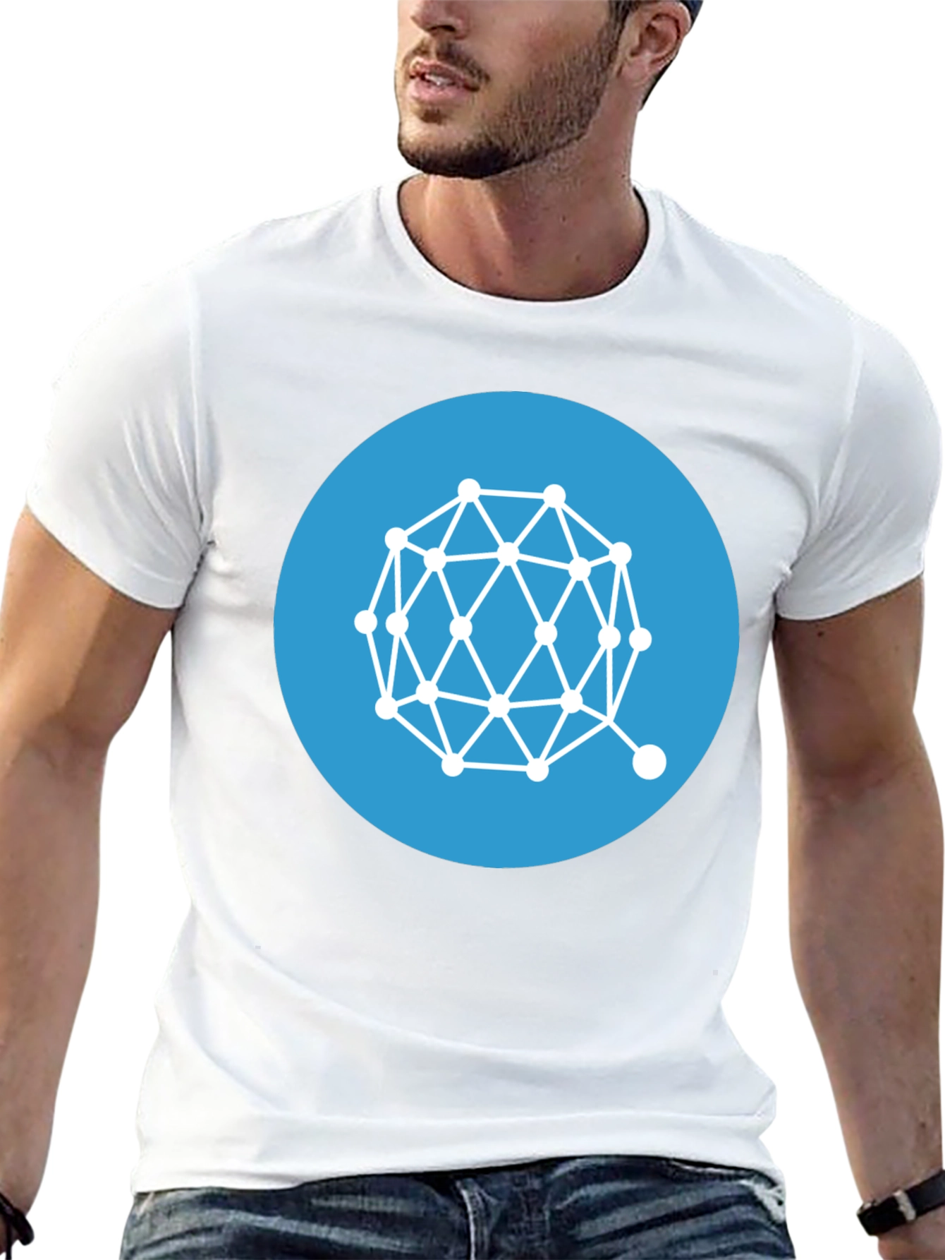 Geometric Design T-Shirt - Modern Art Tee