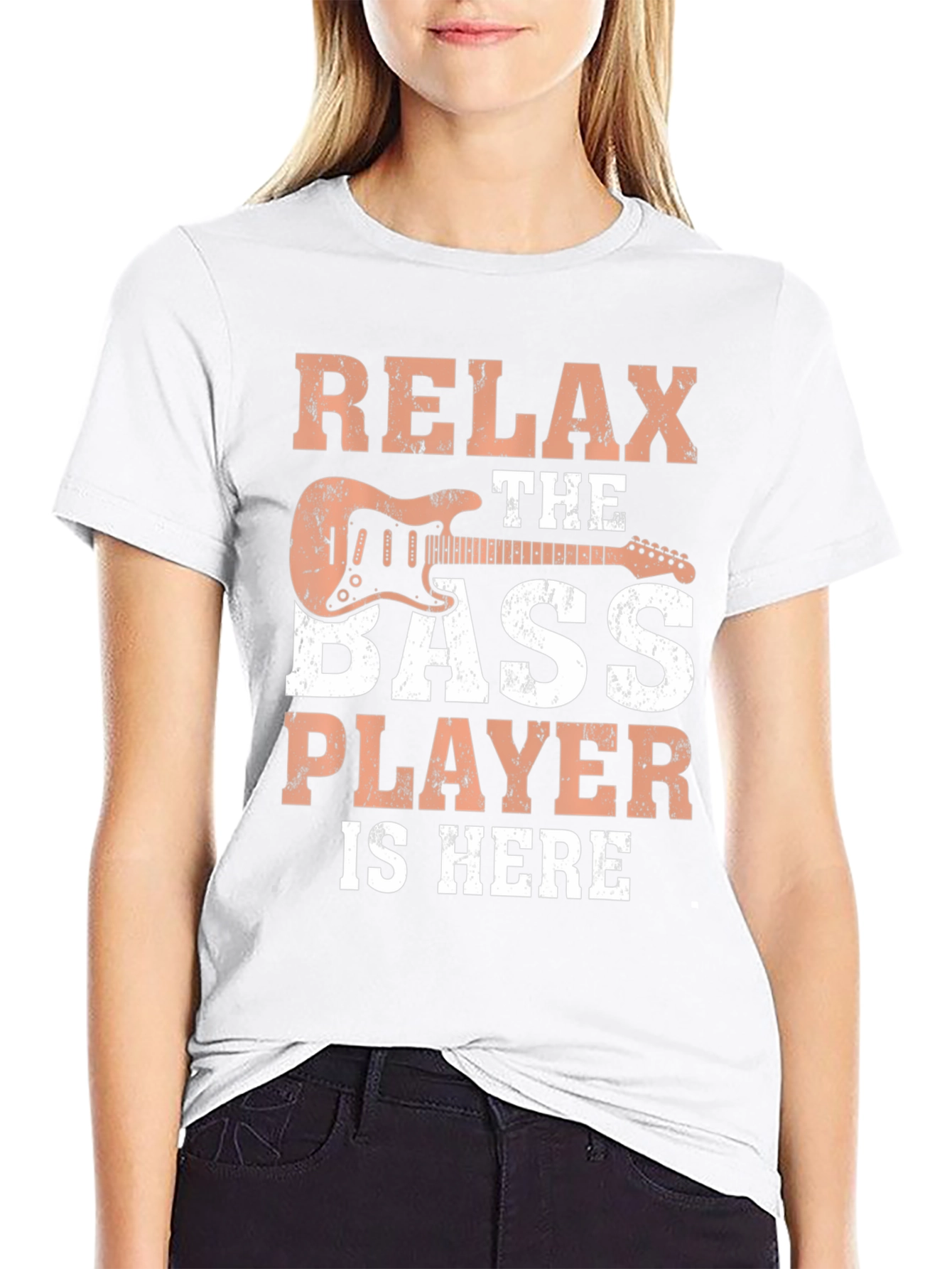 Relax Bass Player T-Shirt - Musician Tee