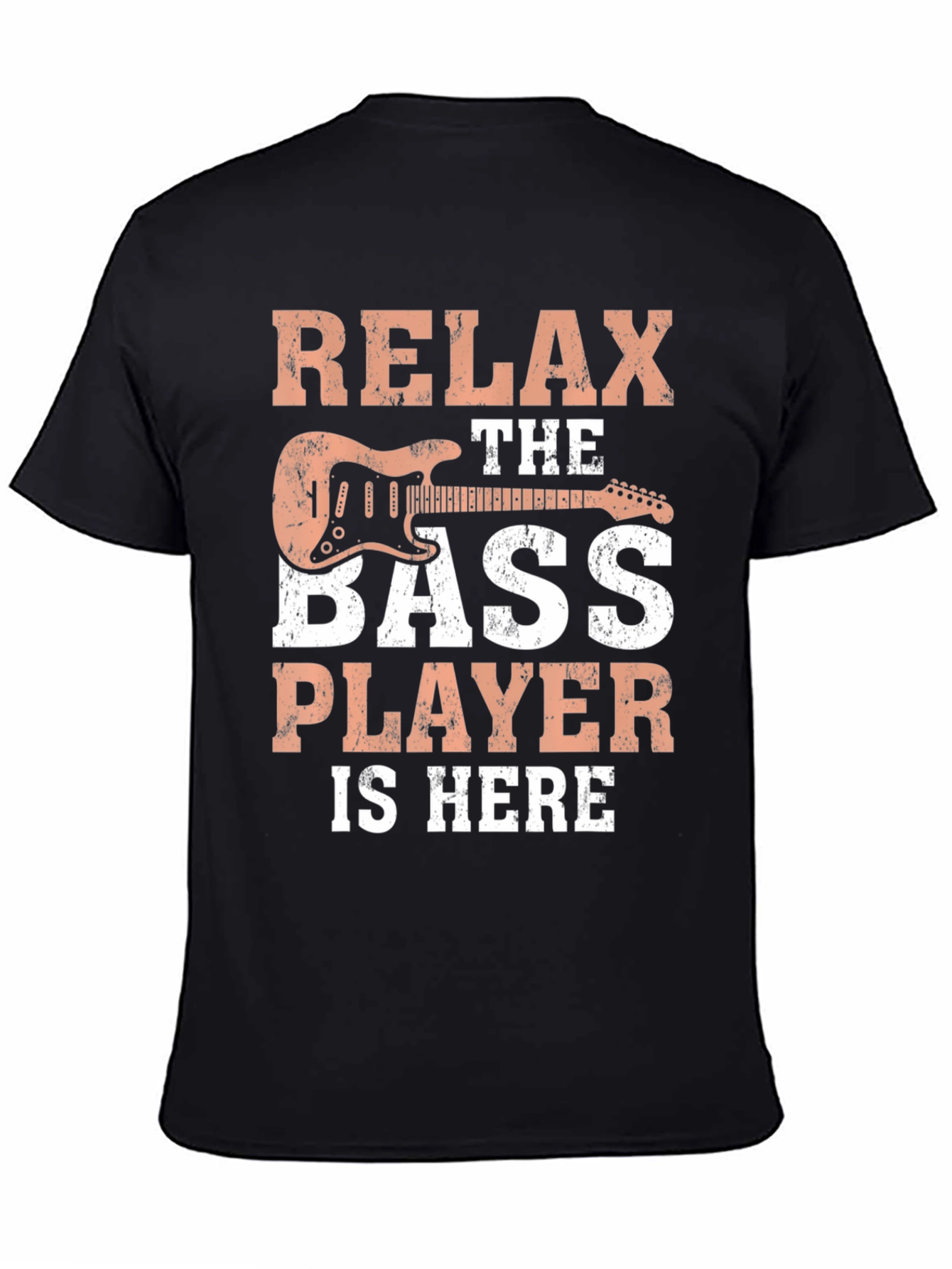 Relax Bass Player T-Shirt - Musician Tee