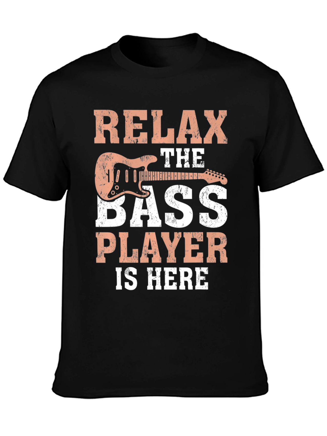Relax Bass Player T-Shirt - Musician Tee