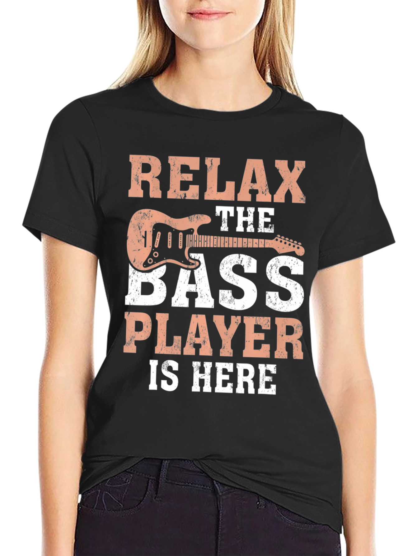 Relax Bass Player T-Shirt - Musician Tee