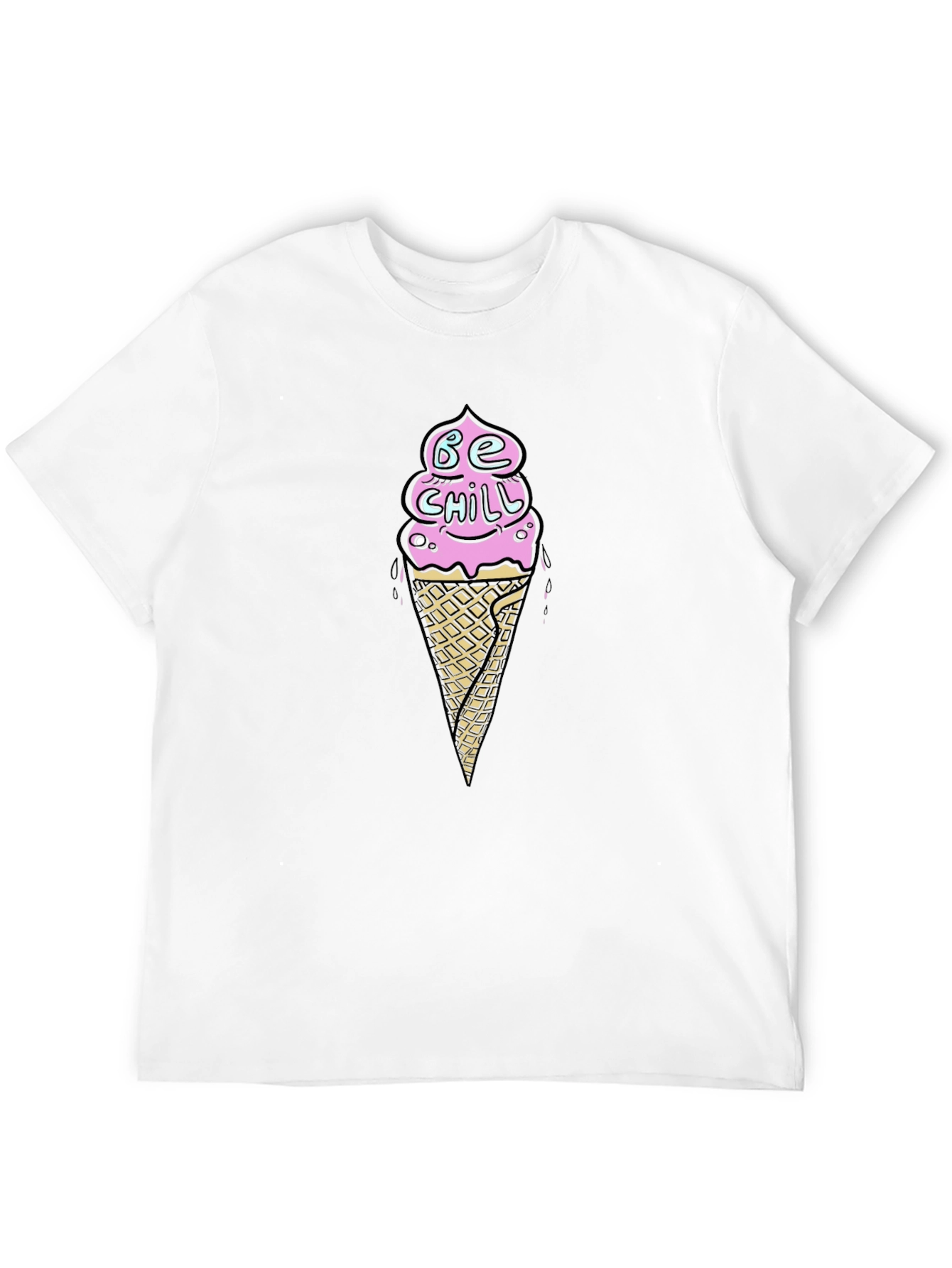 Be Chill Ice Cream Graphic T-Shirt