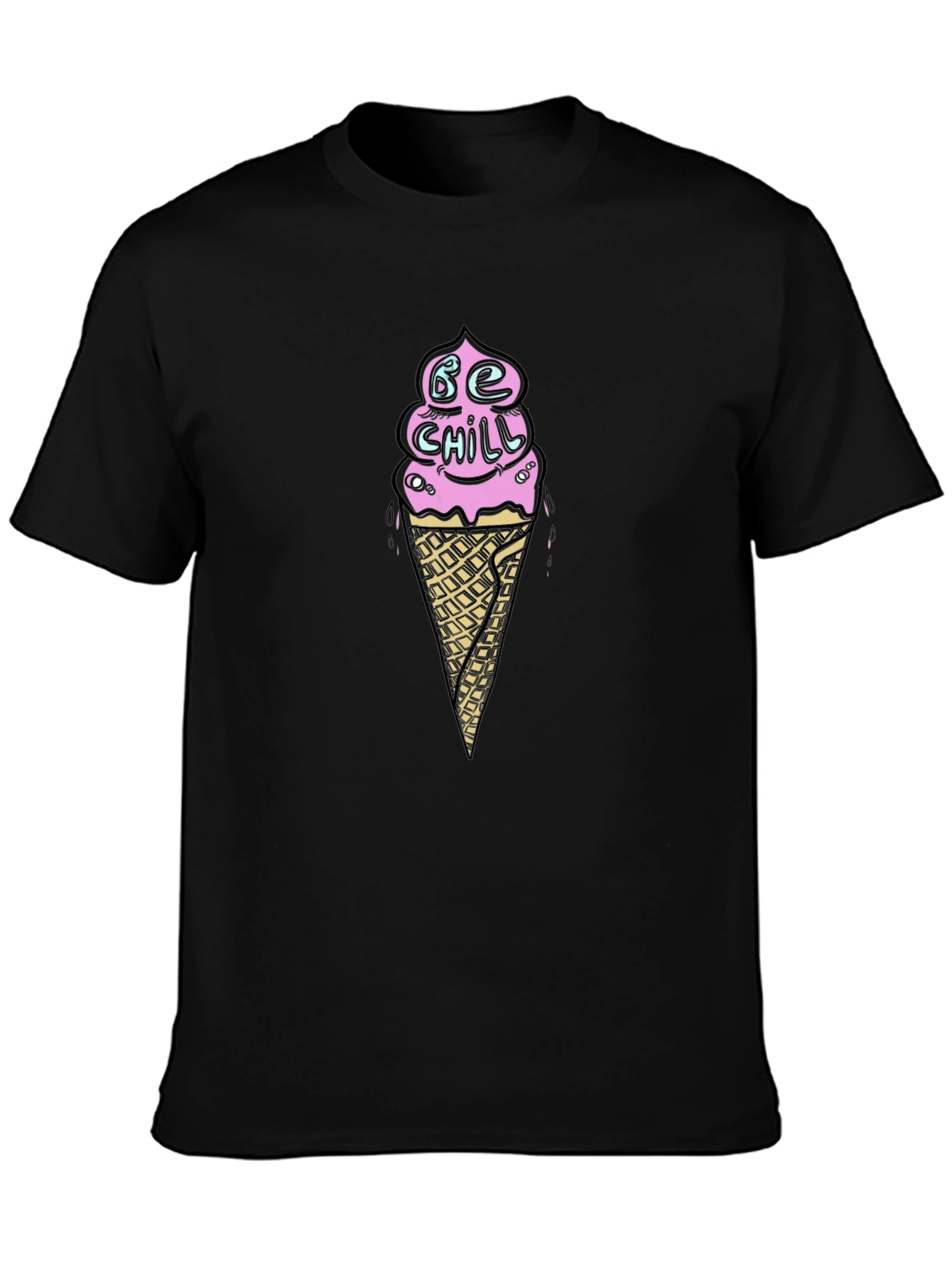 Be Chill Ice Cream Graphic T-Shirt