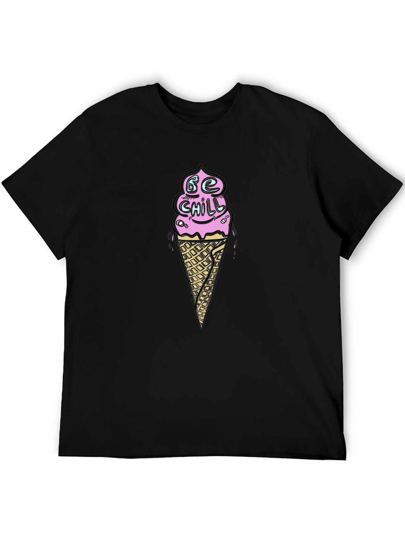 Be Chill Ice Cream Graphic T-Shirt