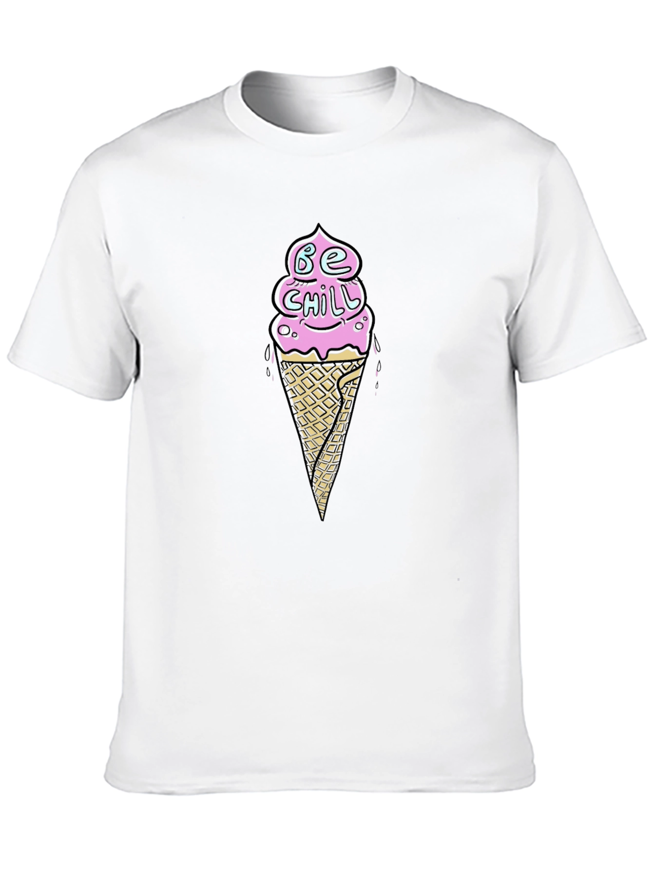 Be Chill Ice Cream Graphic T-Shirt