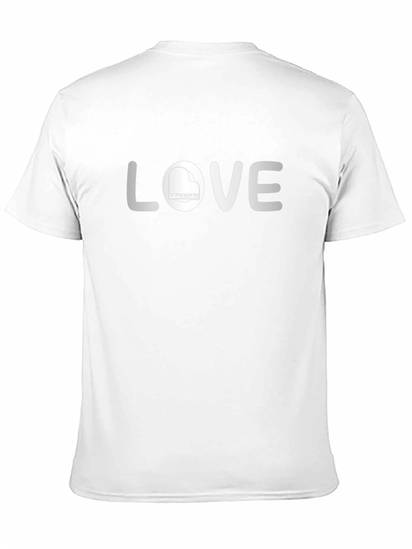Piano LOVE Black T-Shirt