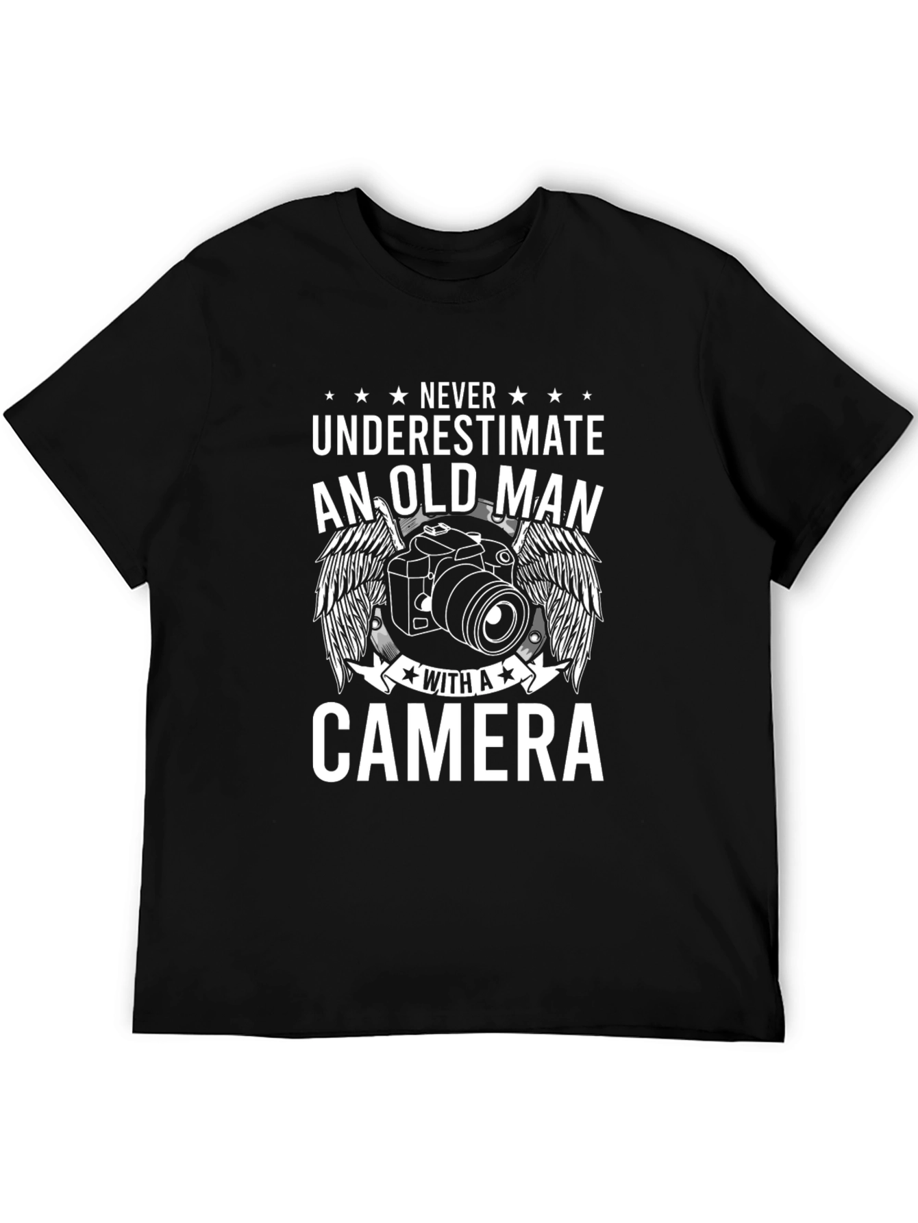 Old Man Camera Graphic Tee