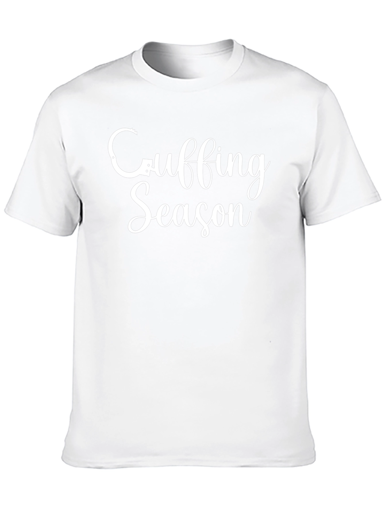 Cuffing Season Graphic Tee - Black