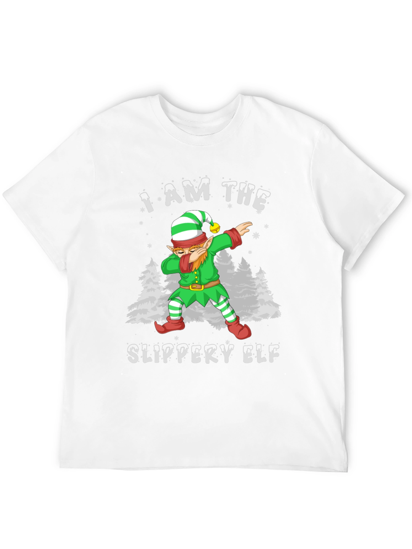 Slippery Elf Christmas Dabbing T-Shirt
