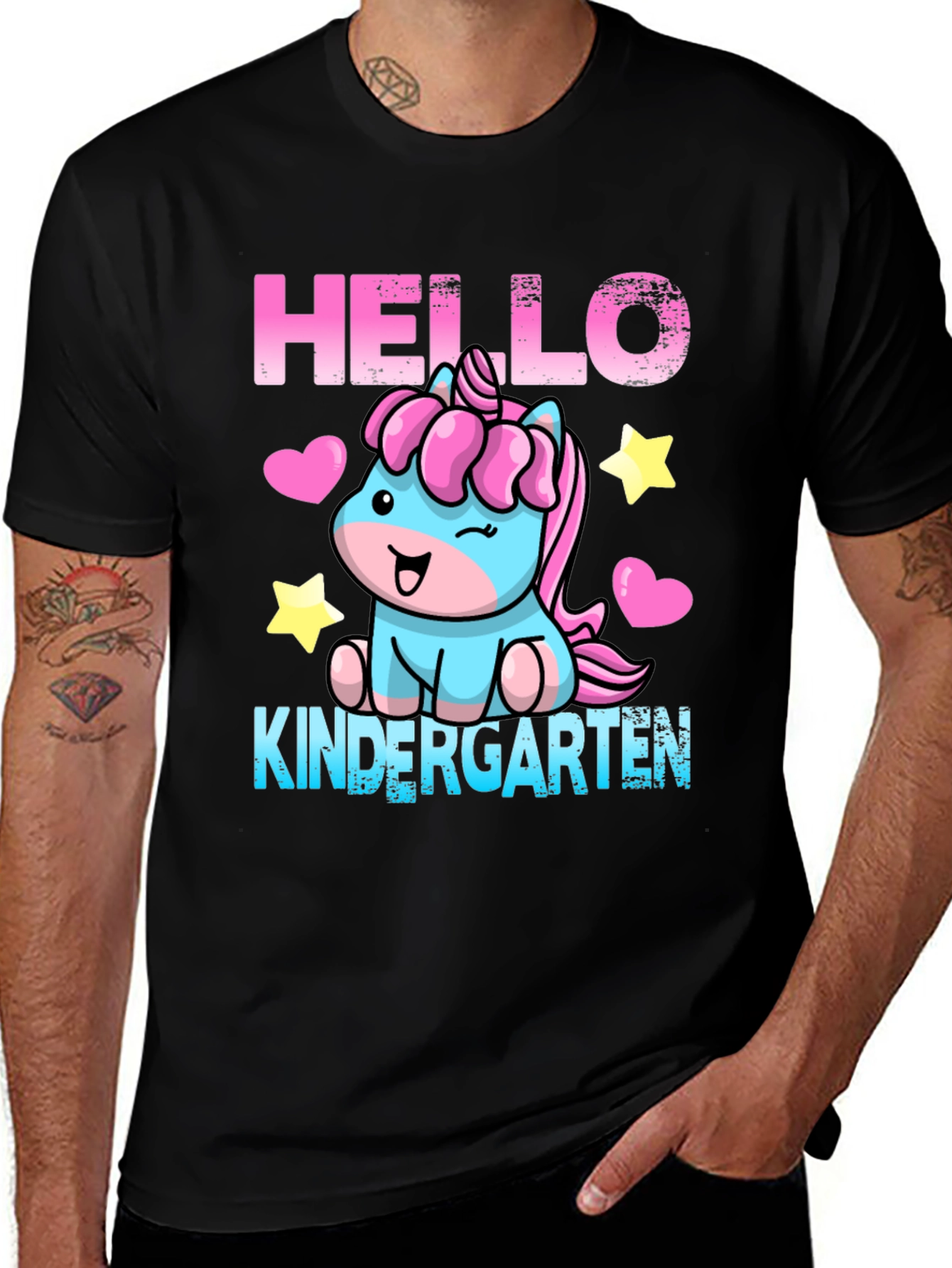 Hello Kindergarten Unicorn T-Shirt