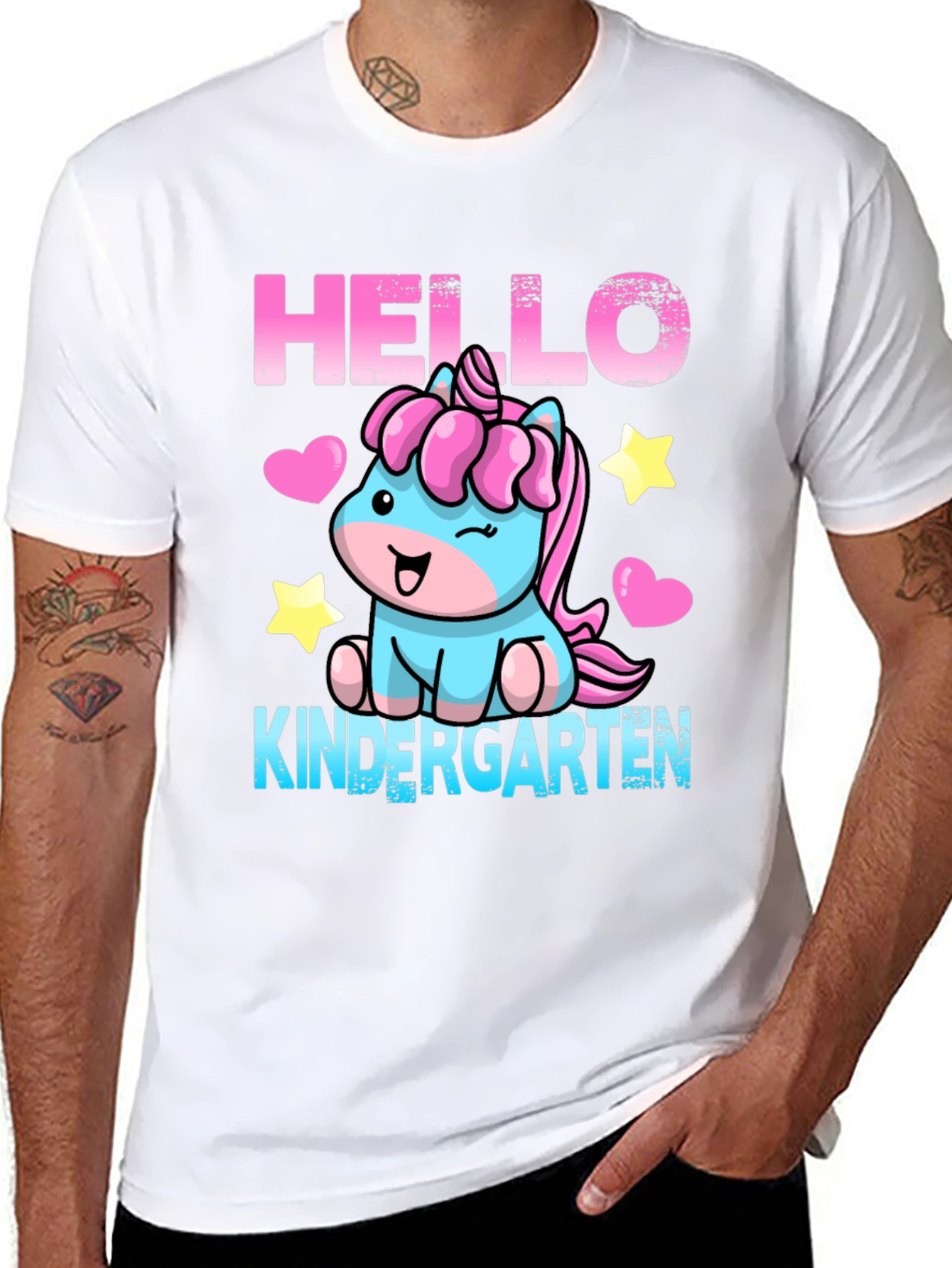 Hello Kindergarten Unicorn T-Shirt