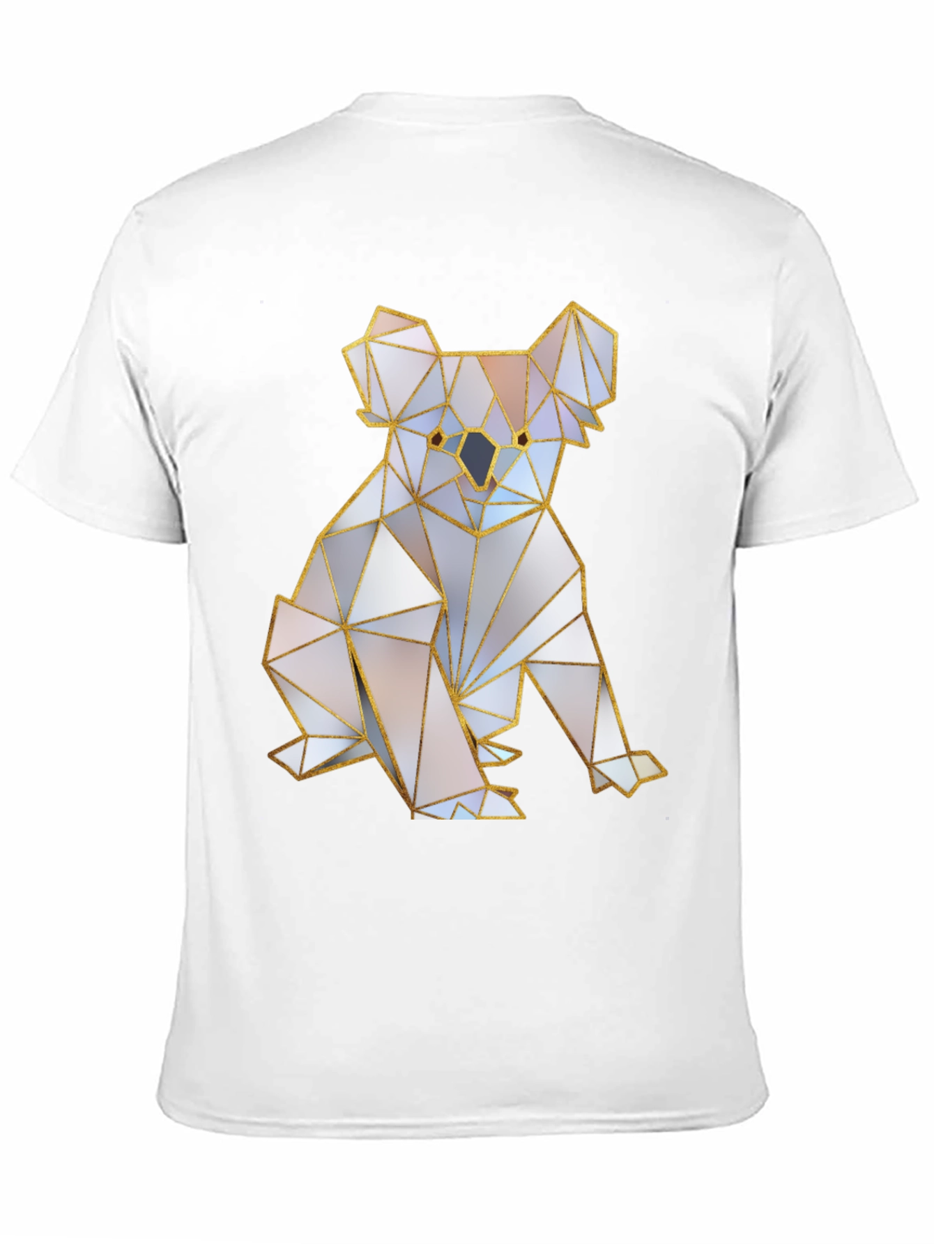 Geometric Koala Bear T-Shirt - Modern Art Tee
