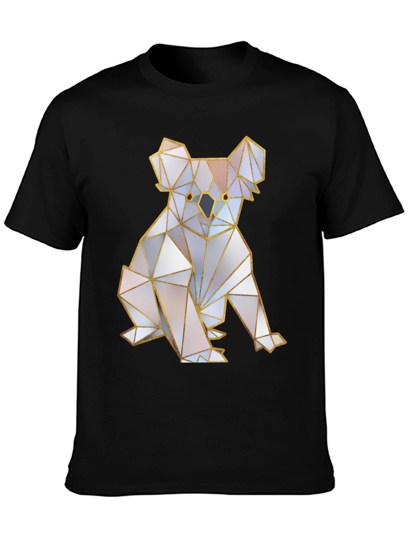 Geometric Koala Bear T-Shirt - Modern Art Tee