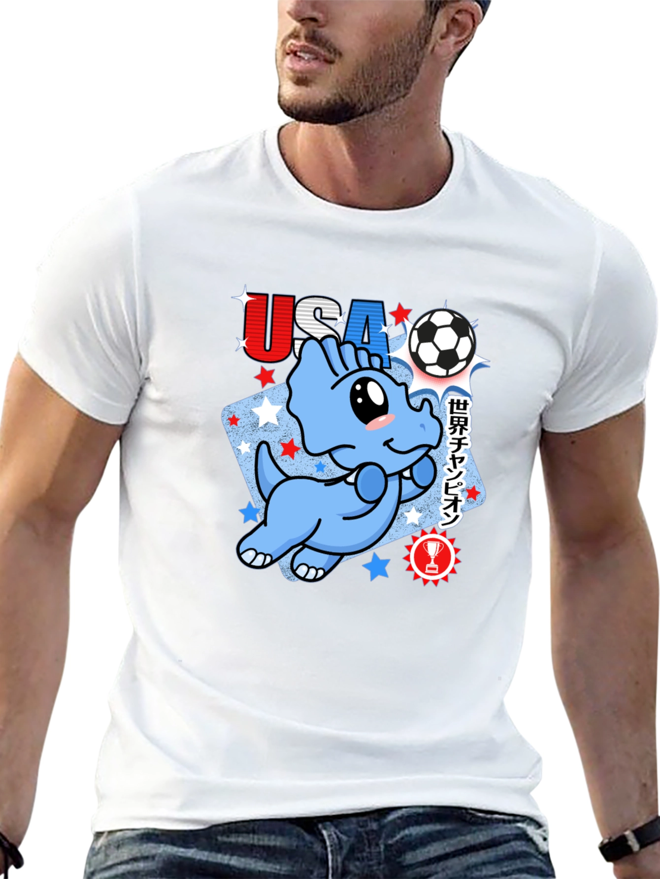 USA Soccer Dinosaur T-Shirt