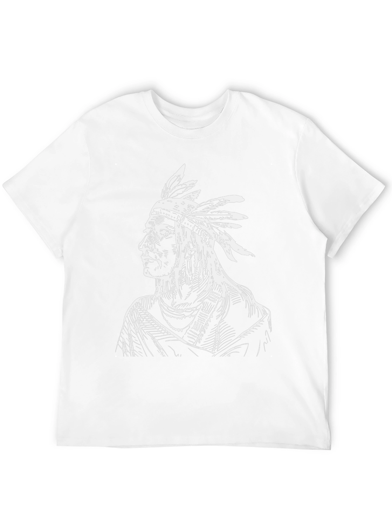 Native American Graphic Black T-Shirt