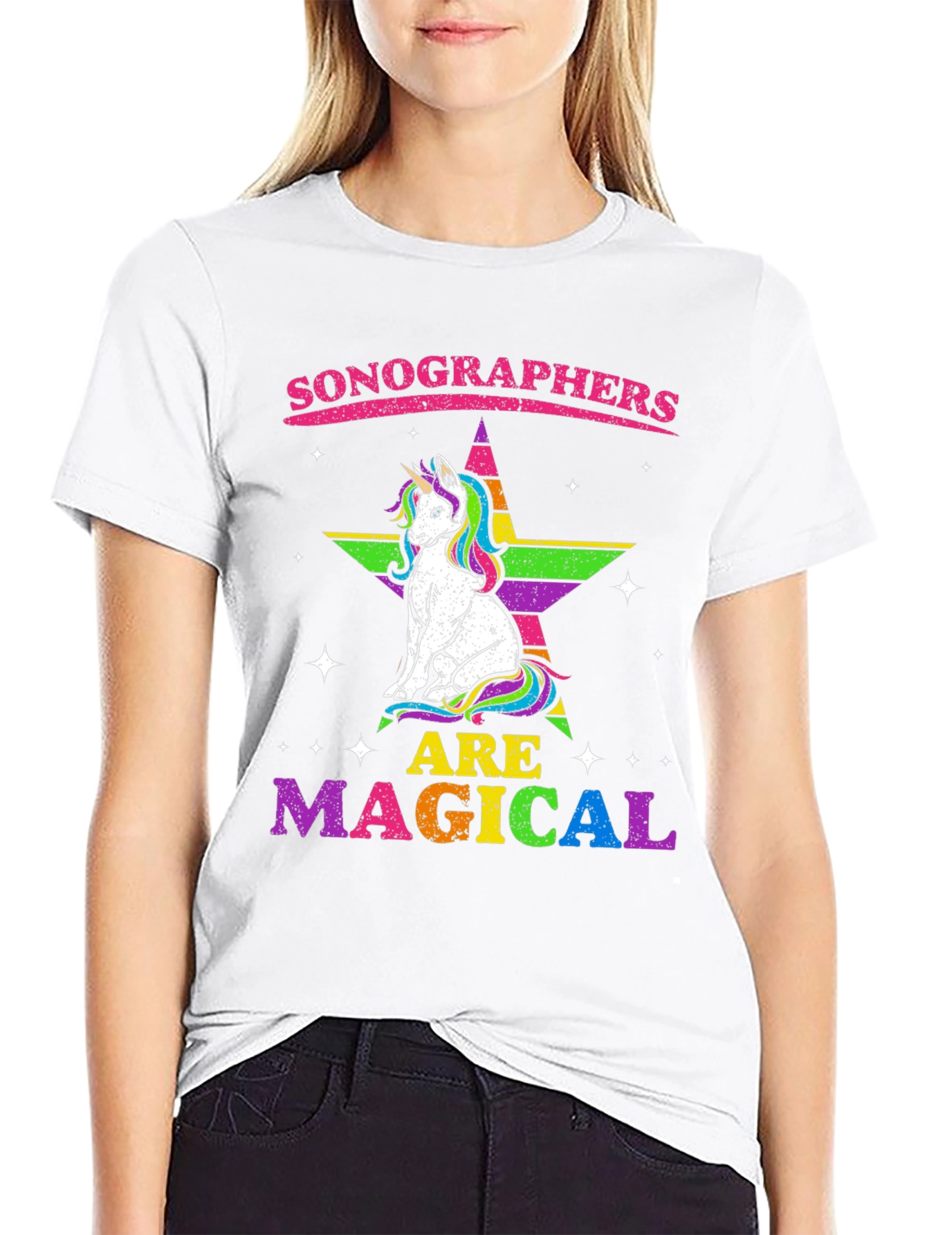Sonographers are Magical Unicorn T-Shirt